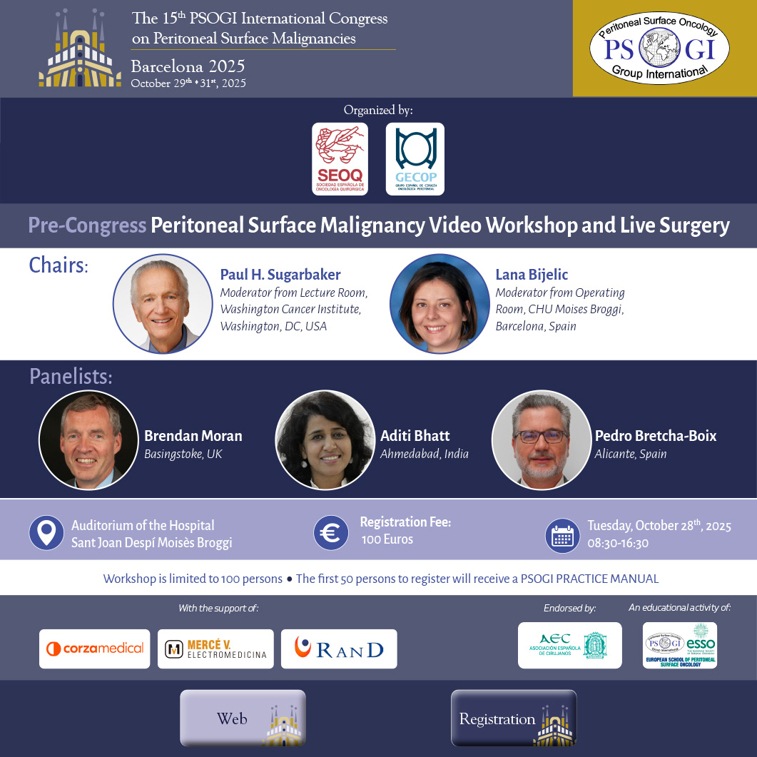 Flyer Precongress PSOGI 2025 Video Workshop